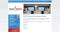 Desktop Screenshot of buchner-apotheke.de