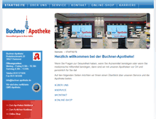 Tablet Screenshot of buchner-apotheke.de
